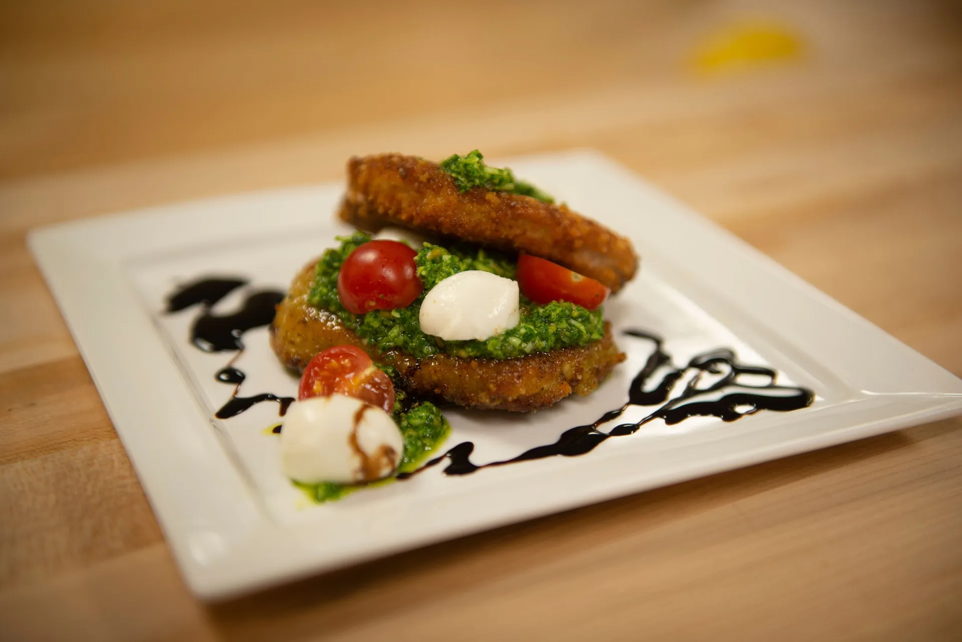 Veal Cutlet Caprese background image