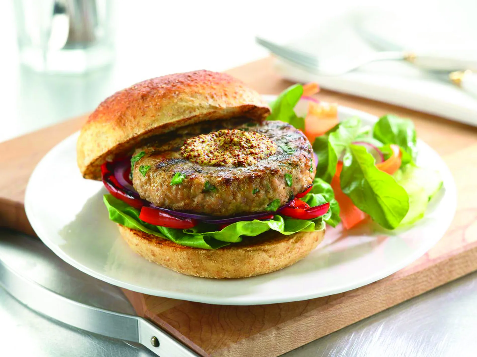 Dijon Veal Burger