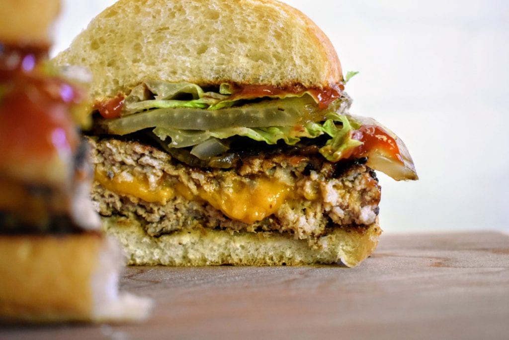 Smokey Garlic and Cheddar Stuffed Burger - Veal – Discover Delicious