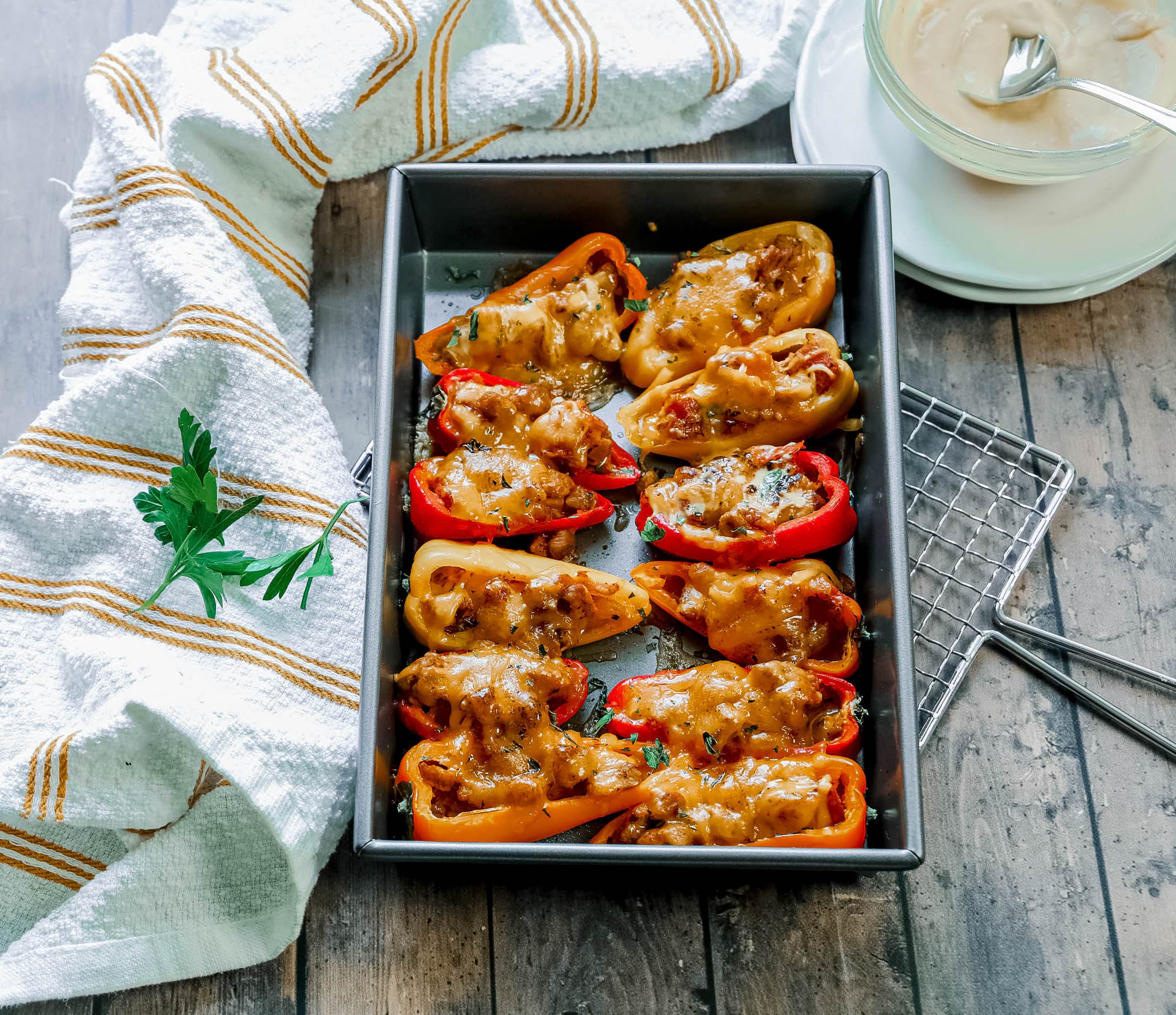 Cheeseburger Stuffed Peppers - Veal – Discover Delicious