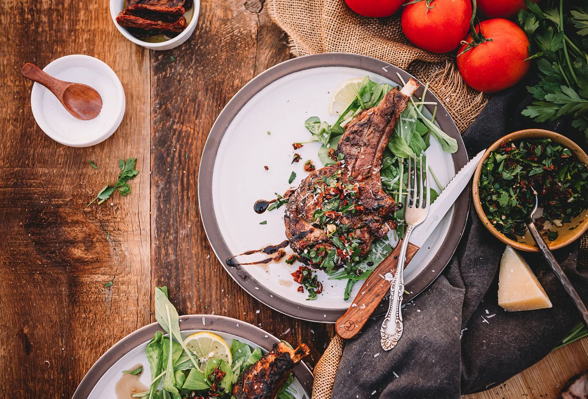 Grilled Veal Chop
