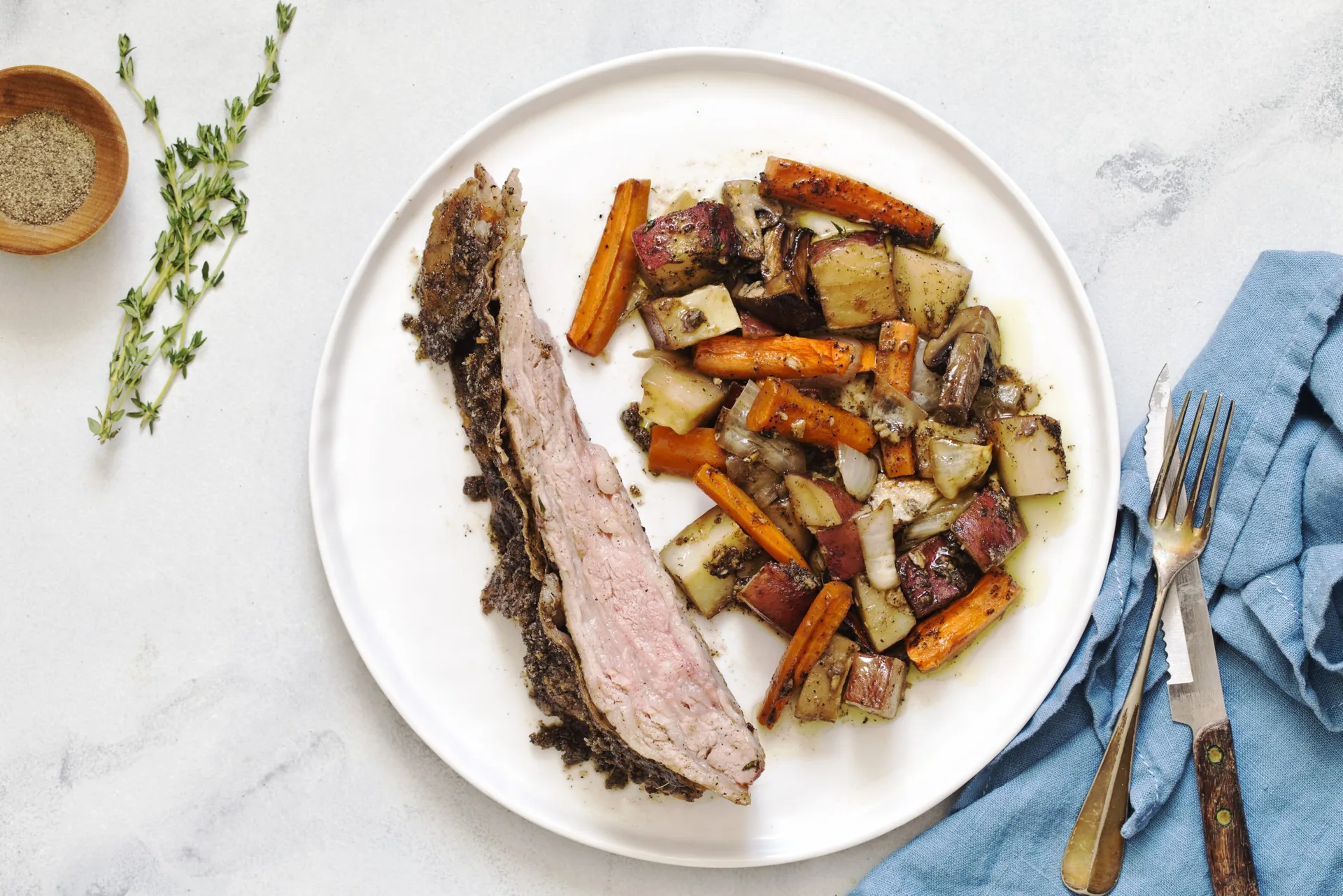 Roasted Veal Breast background image