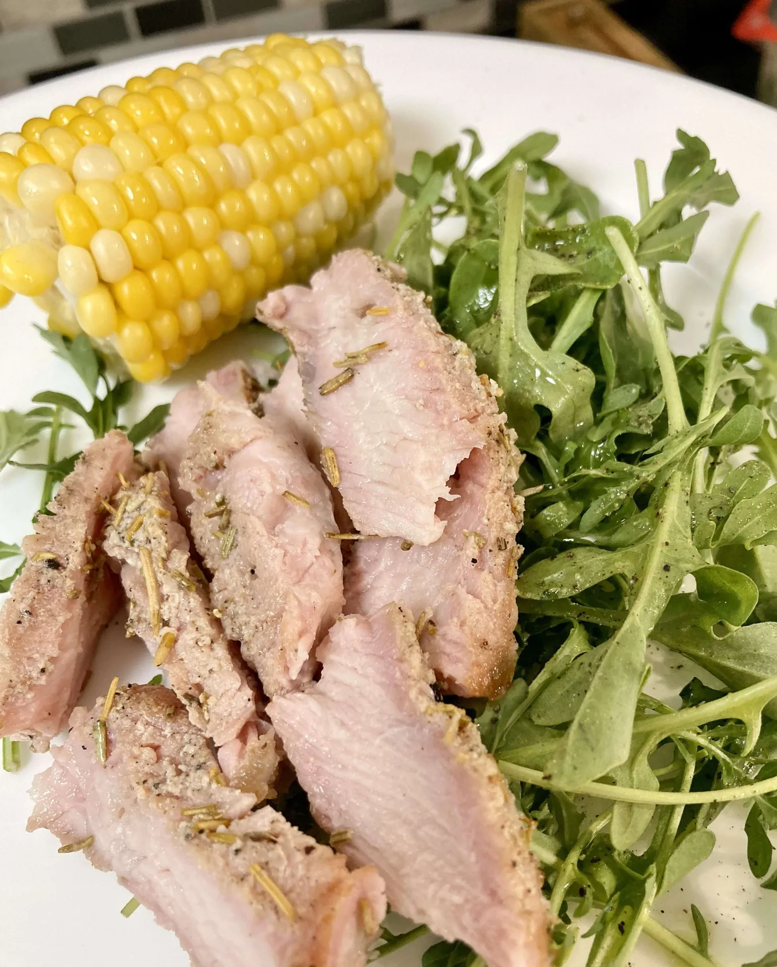 Garlic and Rosemary Smoked Chops