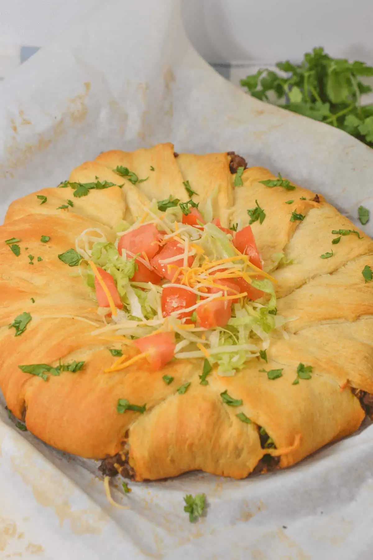 Taco Crescent Ring background image